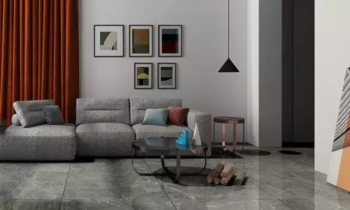 宏陶地砖客厅效果图