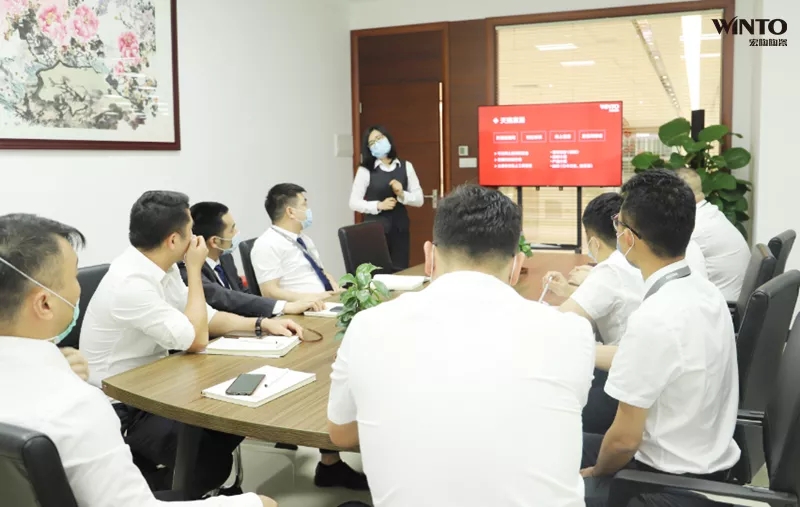 宏陶瓷砖培训会现场