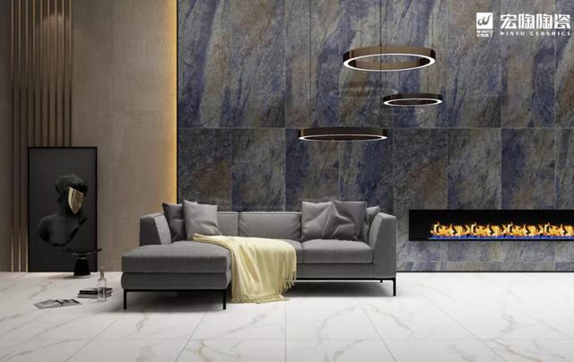 宏陶蓝宝石瓷砖装修效果图