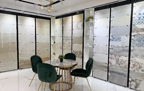 宏陶瓷砖展厅一角