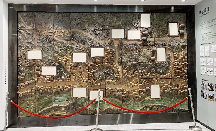 宏陶瓷砖古镇图