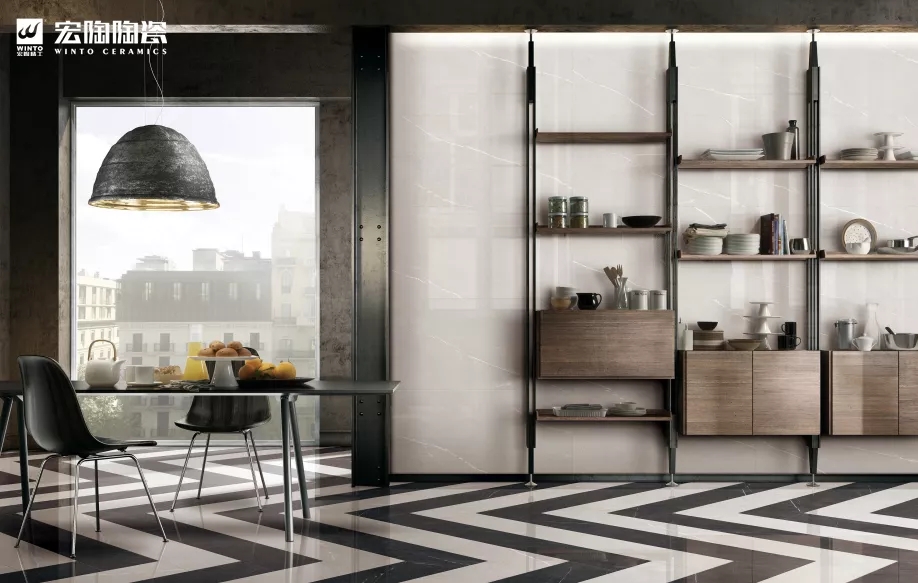 宏陶仿古砖 TG60111 600×600mm装修效果图