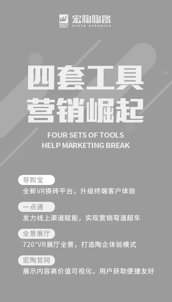 宏陶瓷砖地砖四套营销工具