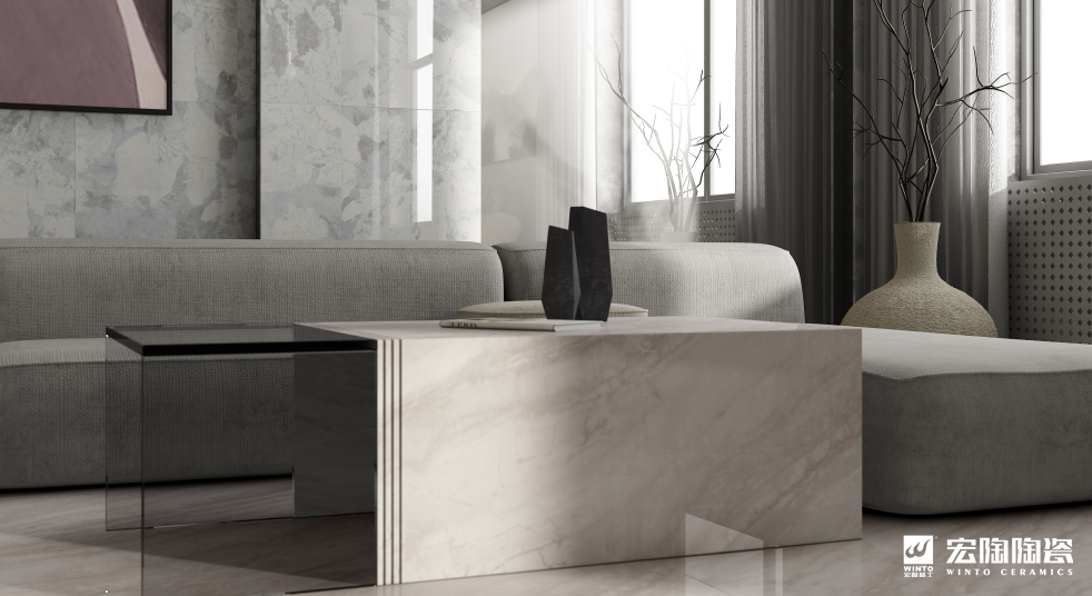 宏陶大理石瓷砖地砖效果图