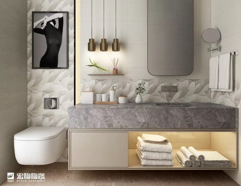 宏陶瓷砖地砖罗曼蒂风格