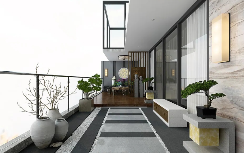 宏陶陶瓷岩板地砖装修效果图