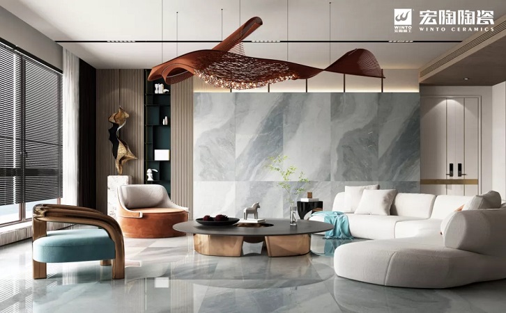 宏陶陶瓷品牌陶瓷大板装修效果图