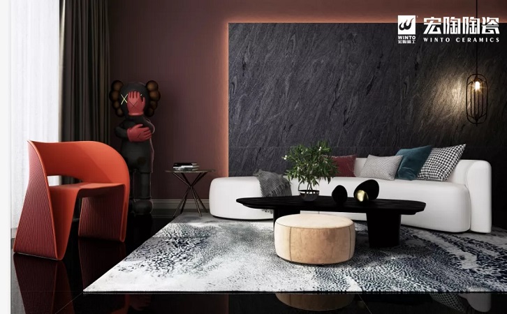 宏陶陶瓷品牌陶瓷大板装修效果图