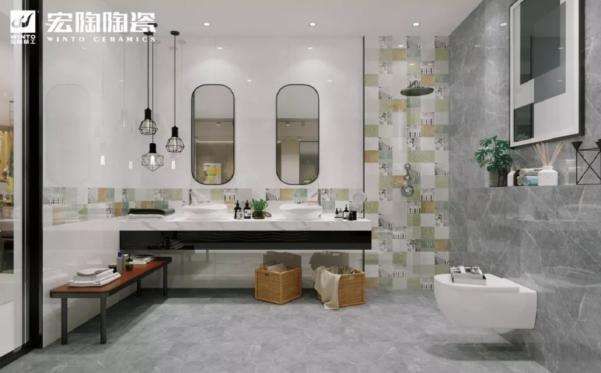 佛山瓷砖十大品牌排行榜宏陶瓷片地砖装修效果图