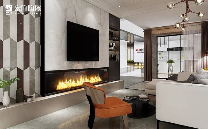 宏陶瓷砖地砖装修效果